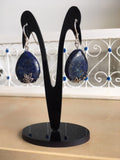 Boucles d'oreilles en argent et pierre Lapis Lazuli